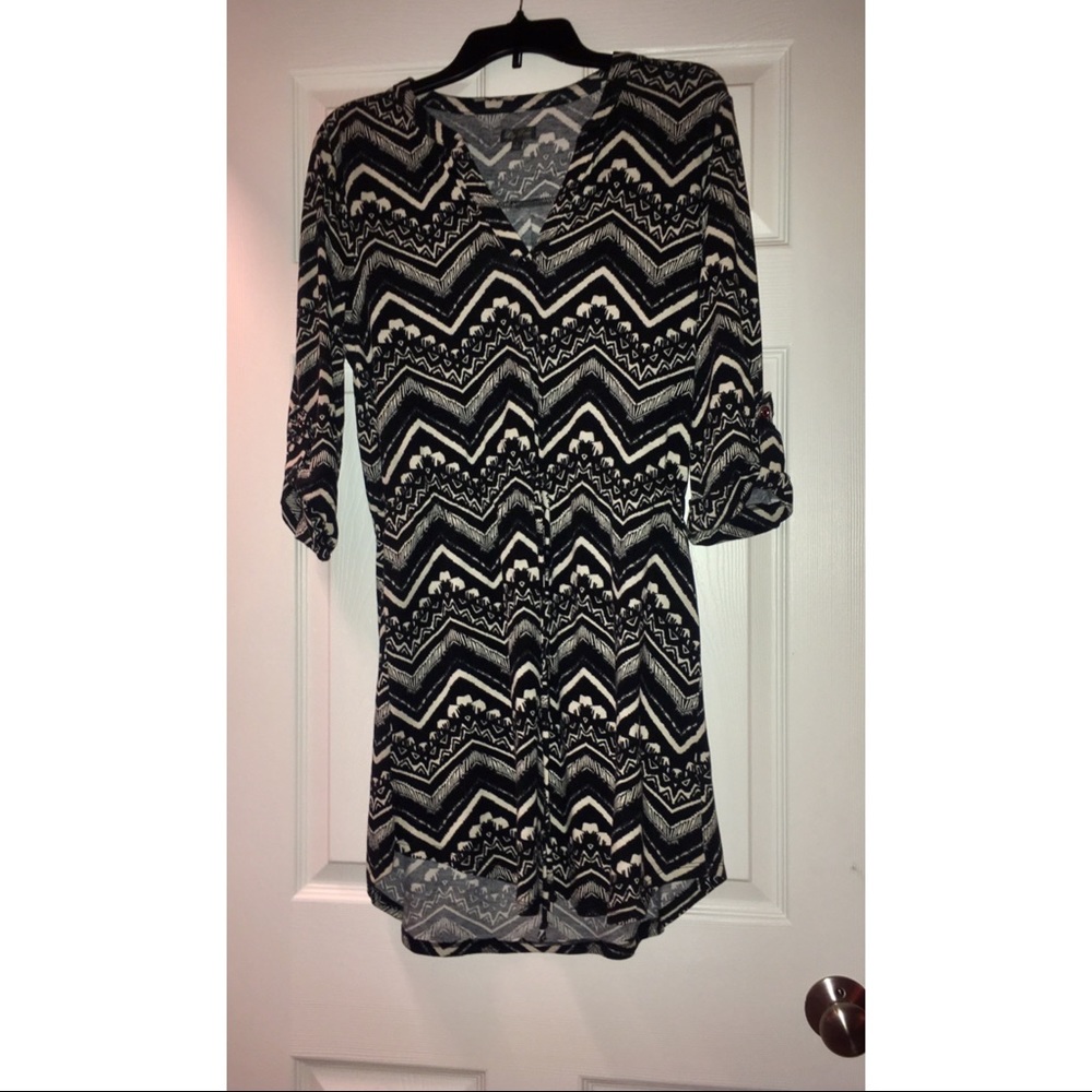 3/4 length sleeve, super soft, Tunic-style Dress!